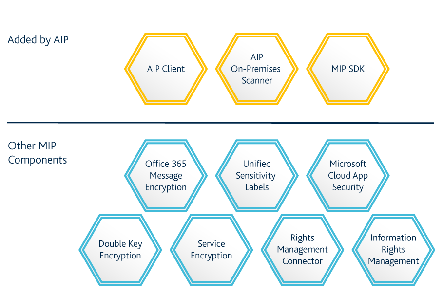 Microsoft_Information_Protection_Blog_Grafik_HG-blau (© (c) Arvato Systems) Microsoft Information Protection Funktionen | Arvato Systems