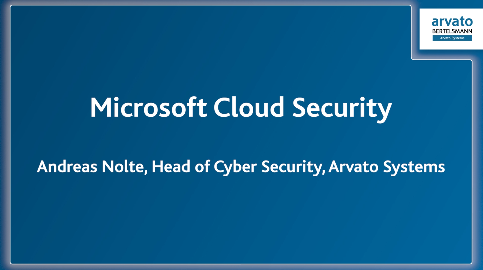 Microsoft Cloud Security - Websession Aufzeichnung