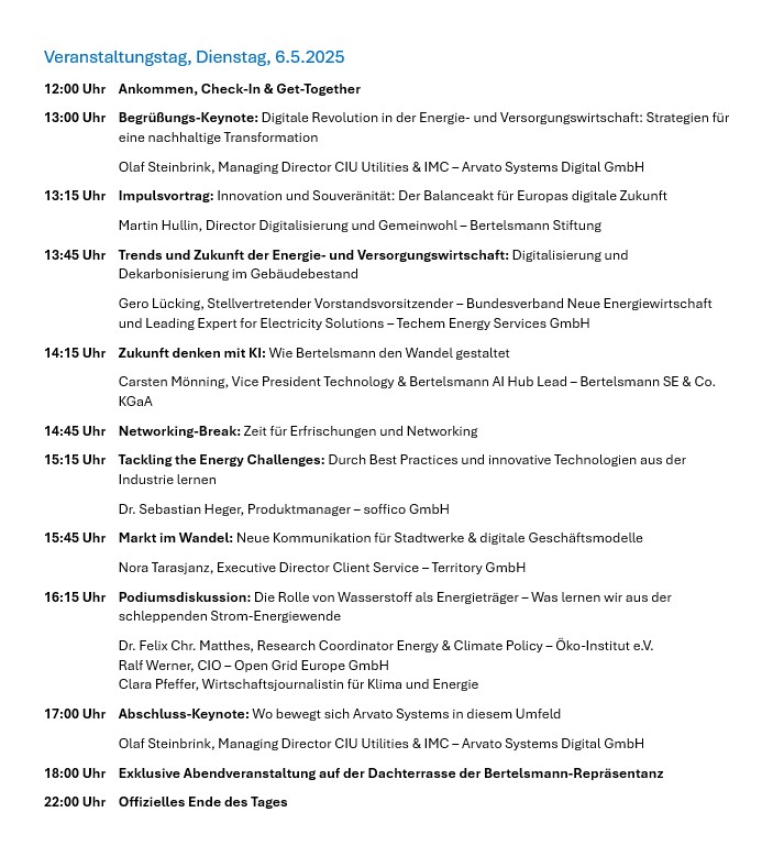 Agenda Energy Days Tag1