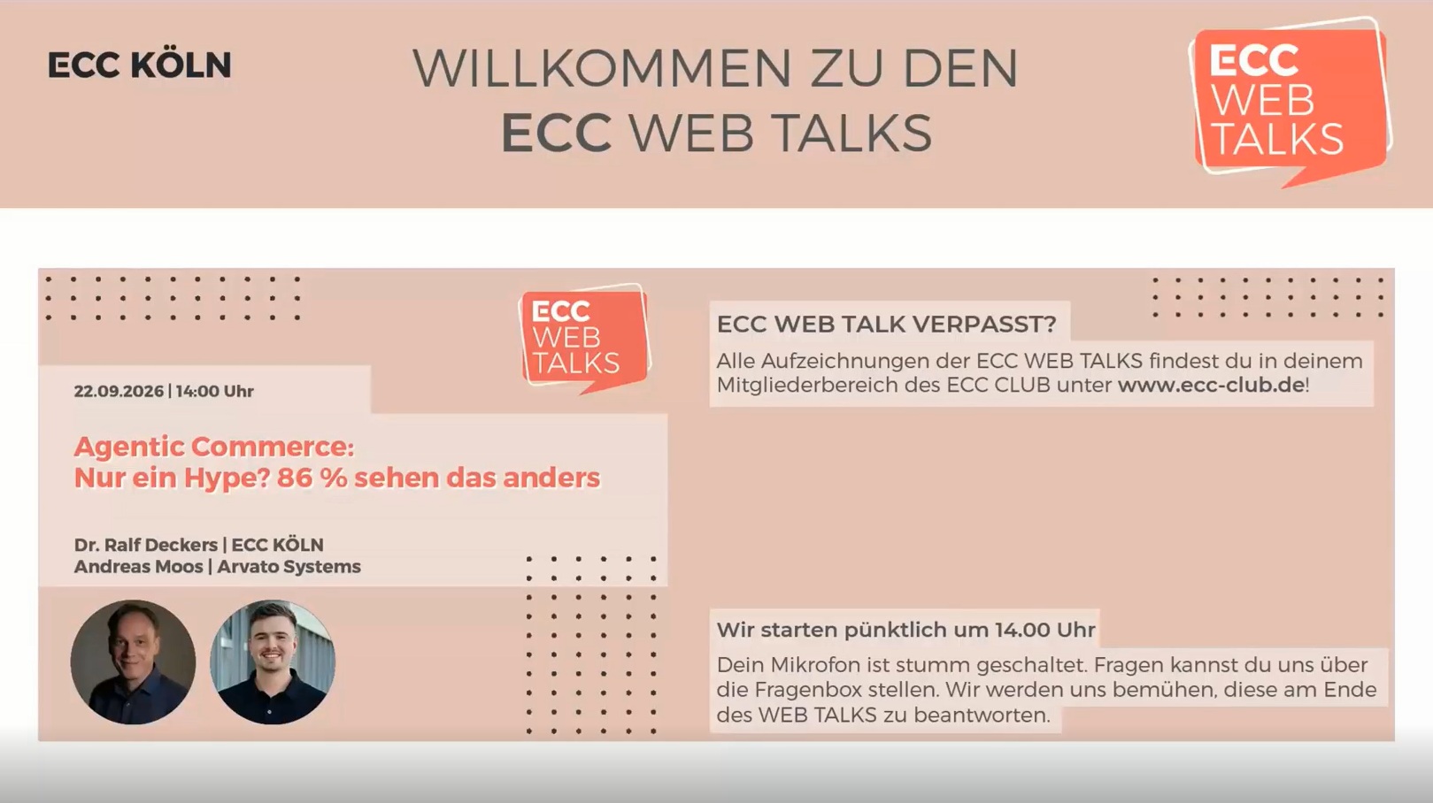ECC Köln Web Talks