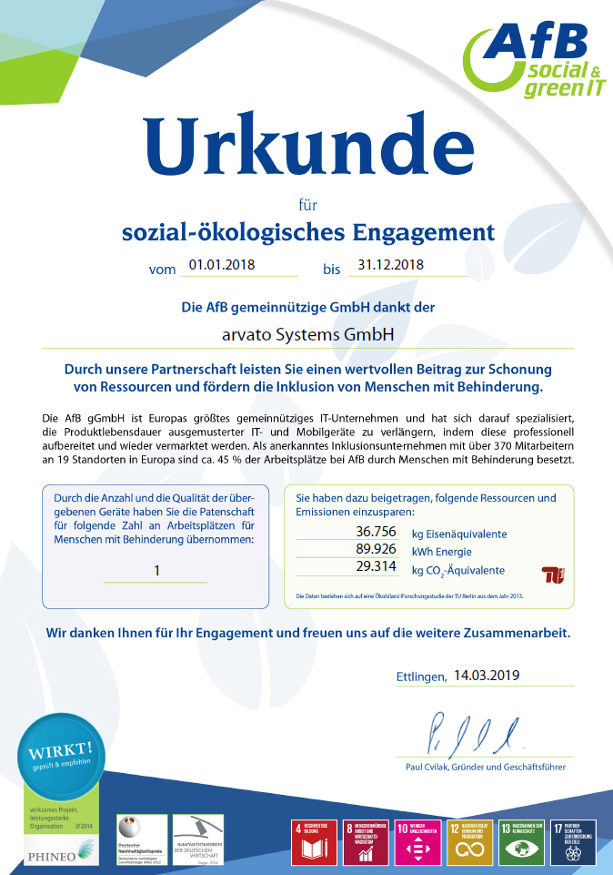 AfB_Urkunde_ArvatoSystems_2018k